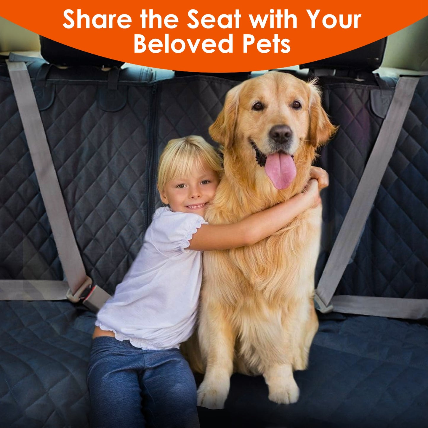 PawGuard™ Waterproof Dog Car Seat Cover